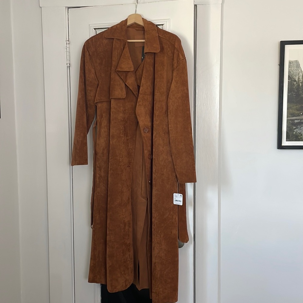 Free people suede trench